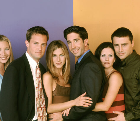 Актьорският състав на Friends в сцена от популярния ситком