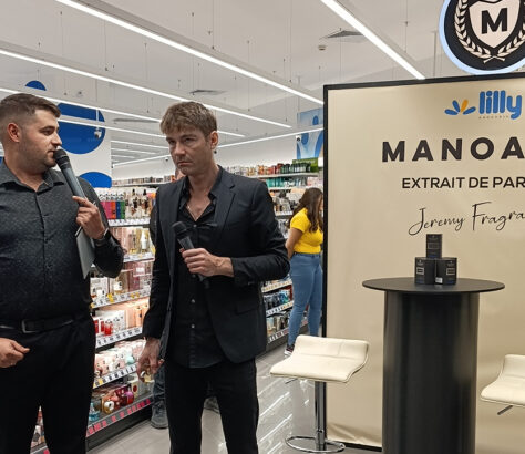 Jeremy Fragrance на събитие на Lilly Drogerie и Manoard в Paradise Center в София