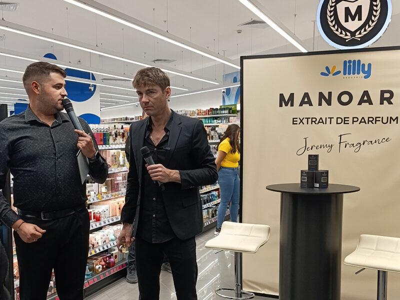 Jeremy Fragrance на събитие на Lilly Drogerie и Manoard в Paradise Center в София