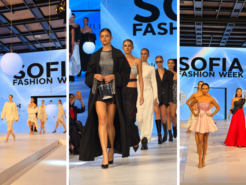 Модели на подиума по време на Sofia Fashion Week 2026 NEXT GEN в хотел „Маринела“ в София